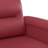 vidaXL 2-seater Sofa Wine red