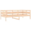 vidaXL Day Bed Natural Solid pine wood, Plywood Single