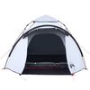 vidaXL Camping Tent Dome 3-Person White Blackout Fabric Quick Release