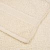 vidaXL Shower Towel Set of 4 Cream 100% Cotton Standard Shower Towel