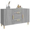 vidaXL Sideboard Gray Sonoma Engineered wood Medium Sideboard