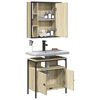 vidaXL Bathroom Furniture Set Sonoma oak
