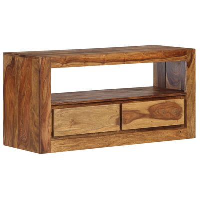 vidaXL TV Stand Solid Wood Sheesham 31.5"x11.8"x15.7"