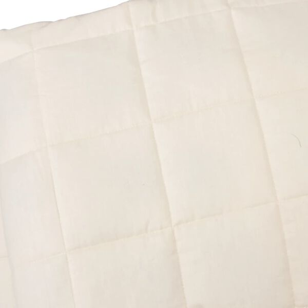 vidaXL Weighted Blanket Light cream