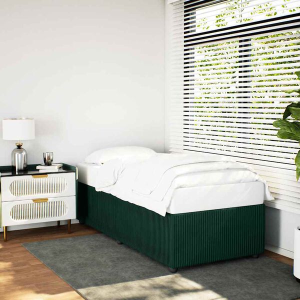 vidaXL Bed Frame Dark Green