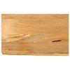 vidaXL Table Top Live Edge 19.7"x11.8"x1" Solid Wood Mango