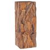 vidaXL Side Table Natural Teak Solid Teak Wood Medium Side Table