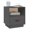 vidaXL Bedside Cabinet Grey