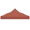 vidaXL Party Tent Roof 19.7'x9.8' Terracotta 0.9 oz/ft²