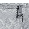 vidaXL Aluminum Box 43.5"x15.2"x15.7" Silver