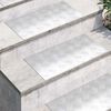vidaXL Stair Tread Rectangular 2 pcs Silver 23.62 x 11.81 in Aluminium
