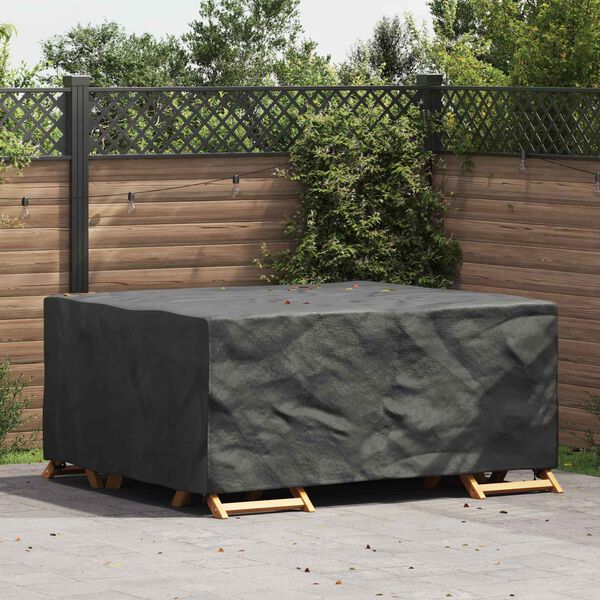 vidaXL Furniture Cover Plain Black 78.74 x 62.99 x 27.56 in 600D