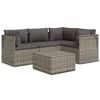 vidaXL Garden Lounge Set Grey
