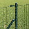 vidaXL Fence Post 7 pcs Green Steel
