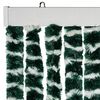vidaXL Fly Curtain Green and White 35.4x78.7" Chenille