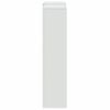 vidaXL Radiator Cover White 80.7x8.5x32.9" Engineered Wood