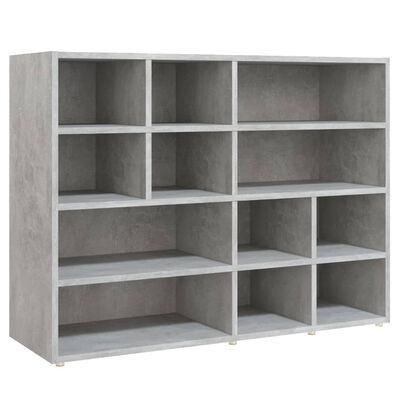 vidaXL Side Cabinet Concrete Gray 38.2"x12.6"x28.3" Chipboard
