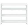 vidaXL Shoe Rack White Engineered wood Small Shoe Rack Rectangular