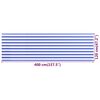 vidaXL Balcony Screen Blue and White 47.2x157.5" HDPE