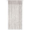 vidaXL Macrame Curtain Taupe 55.1x94.5" Cotton