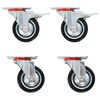 vidaXL Swivel Casters 4 pcs 2.95 "