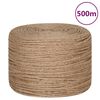 vidaXL Jute Rope 1640.4 ' Long 0.16 " Thick