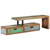 vidaXL TV Stand Multicolor Solid Reclaimed Wood Medium TV Stand
