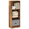 vidaXL Bookcase Old Wood Engineered Wood Medium Bookcase Rectangular