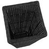 vidaXL Garden Raised Bed Set of 3 Black