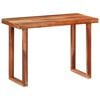 vidaXL Dining Table Honey Solid acacia wood Medium Durable