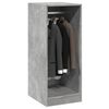 vidaXL Wardrobe Concrete grey Engineered wood Compact Wardrobe