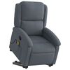vidaXL Stand Up Massage Recliner Chair Dark grey