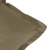 vidaXL Garden Bench Cushion Melange Taupe Polyester 39.4 x 19.7 x 2.8 in