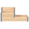 vidaXL Raised Bed Pine Solid pine wood Large Foldable Raised Bed
