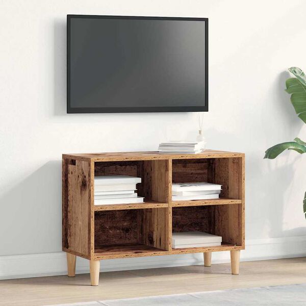 vidaXL TV Cabinet Old wood 27.36 x 11.81 x 19.69 in Engineered Wood