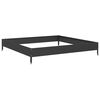 vidaXL Garden Raised Bed Black Steel 39.4x39.4x7.3 in Durable