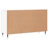 vidaXL Sideboard White Engineered wood, metal Sideboard Rectangular