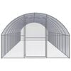 vidaXL Chicken Coop Silver Galvanized steel Large Durable Chicken Coop