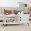 vidaXL Coffee Table High gloss white Engineered wood 35.4 x 19.7 x 15.7 in
