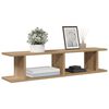 vidaXL Wall Shelf Set of 2 Artisan Oak Engineered Wood Large