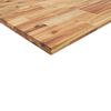 vidaXL Table Top Natural Wood Solid Acacia wood 55.1x11.8x1.6 in Durable