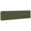 vidaXL Lawn Edgings 20 pcs Olive Green 9.8x40.6" Cold-rolled Steel