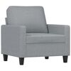 vidaXL Sofa Set Light grey