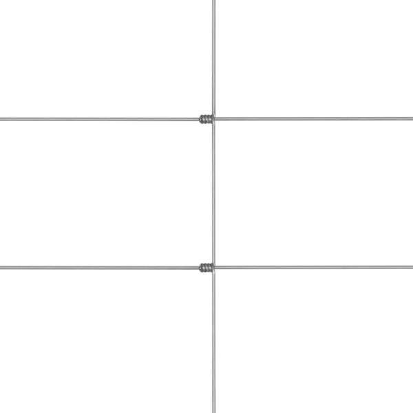 vidaXL Garden Fence Galvanized Steel 164' 31.5"