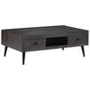 vidaXL Coffee Table Brown Solid mango wood, Powder-coated steel