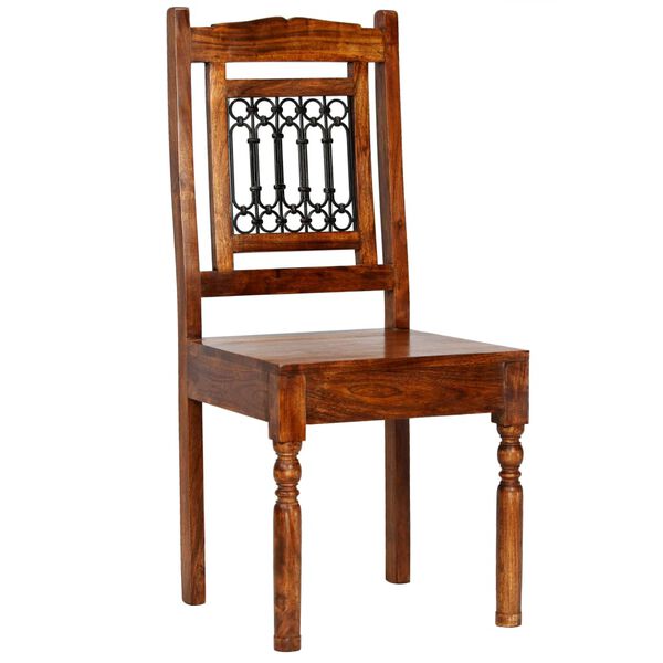 vidaXL Dining Table Set Brown Solid Acacia wood Medium Durable