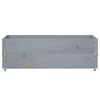 vidaXL Pallet Collars 2 pcs Grey 47.2x31.5" Solid Wood Pine