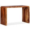 vidaXL Sideboard Desk Honey Brown Solid Acacia Wood 47.2 x 19.7 in