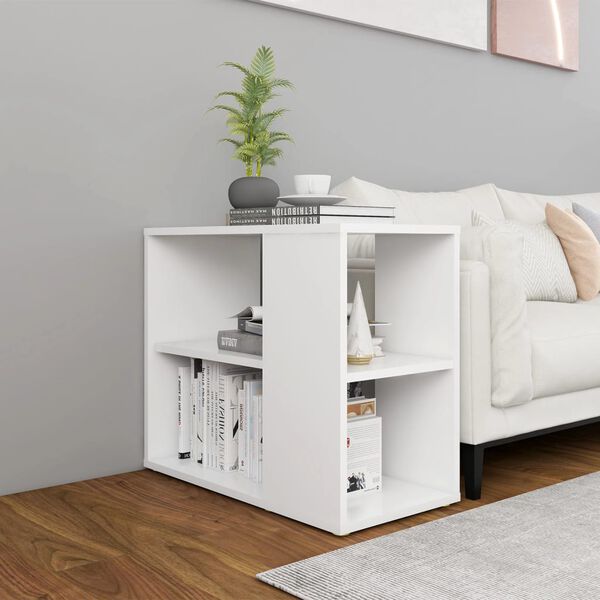 vidaXL Side Cabinet White Engineered wood 23.6 in x 11.8 in x 19.7 in