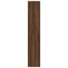 vidaXL Bookcase Set of 2 Brown Oak Engineered wood Medium Stackable